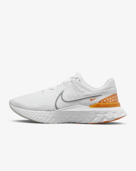 Zapatillas Running Nike React Infinity Run Flyknit 3 Road Hombre Blancas Gris | YZWMG-3087