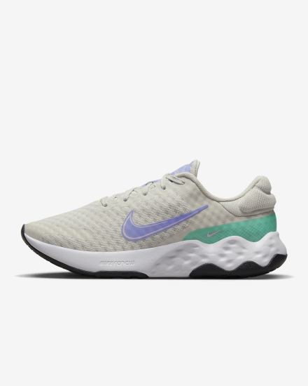 Zapatillas Running Nike Renew Ride 3 Road Mujer Beige Claro Verde Negras | WCSRF-4970