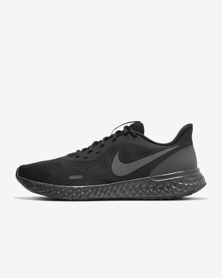 Zapatillas Running Nike Revolution 5 Road Hombre Negras Gris Oscuro | ATIVC-6321