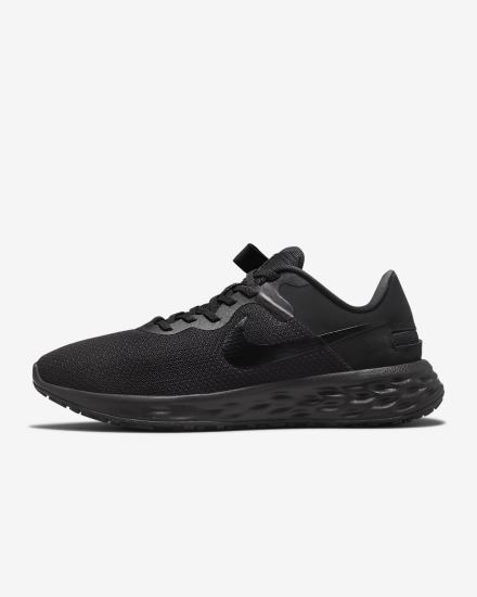 Zapatillas Running Nike Revolution 6 FlyEase Next Nature Easy On/Off Road (Extra Wide) Hombre Negras Gris Oscuro Negras | UHMRX-4986