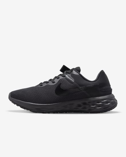Zapatillas Running Nike Revolution 6 FlyEase Next Nature Easy On/Off Road (Extra Wide) Hombre Negras Gris Oscuro Negras | WSKET-9763