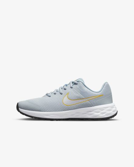 Zapatillas Running Nike Revolution 6 Kids Road Niño Azules Multicolor | EOGCR-1768
