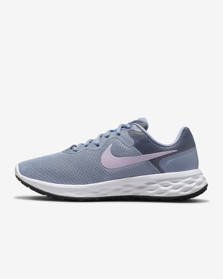 Zapatillas Running Nike Revolution 6 Next Nature Road Mujer Negras Azules | JMPFT-5421