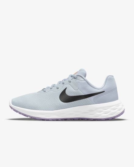 Zapatillas Running Nike Revolution 6 Next Nature Road Mujer Plateadas Moradas | UXFLQ-9528