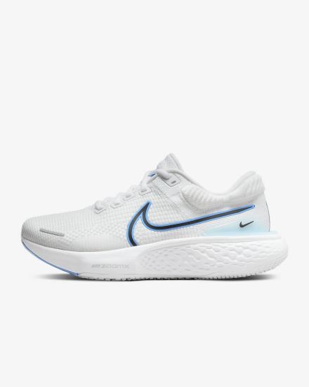 Zapatillas Running Nike ZoomX Invincible Run Flyknit 2 Road Hombre Blancas Azules Negras | HAYML-8379