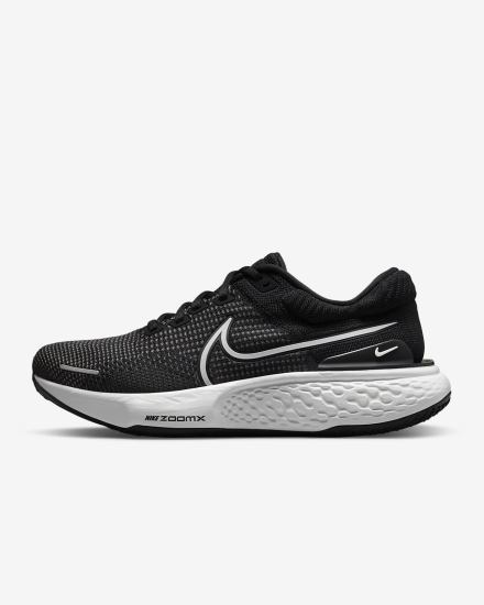 Zapatillas Running Nike ZoomX Invincible Run Flyknit 2 Road Hombre Negras Blancas | LHQIO-0423