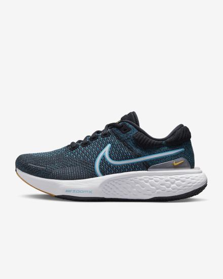 Zapatillas Running Nike ZoomX Invincible Run Flyknit 2 Road Hombre Negras Azules Blancas | WLGIE-3467