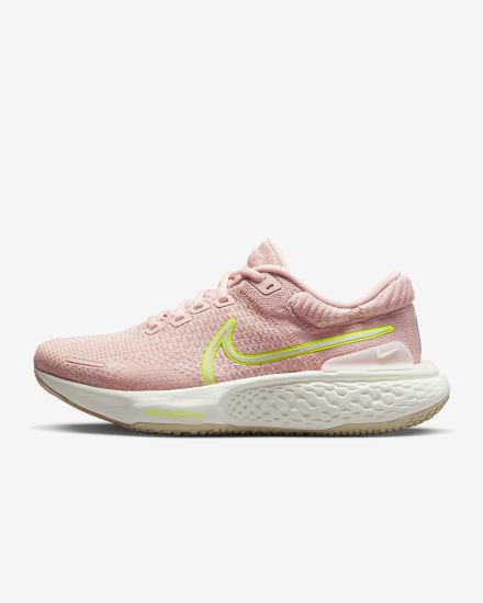 Zapatillas Running Nike ZoomX Invincible Run Flyknit 2 Road Mujer Rosas | XKFZQ-6548