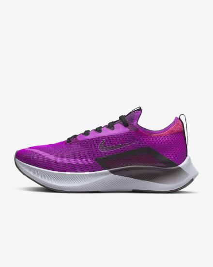 Zapatillas Running Nike Zoom Fly 4 Road Mujer Moradas Rojas Gris Negras | ALKYR-4381