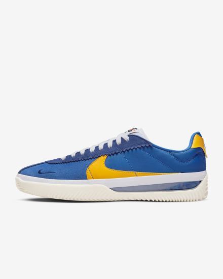 Zapatillas Skate Nike BRSB Mujer Azul Real Azul Real Oscuro Azules Blancas Doradas | OIQLH-8356