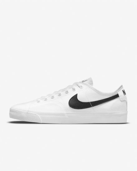 Zapatillas Skate Nike SB BLZR Court Hombre Blancas Negras | EUIQF-0341