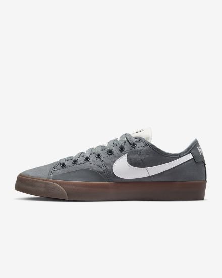 Zapatillas Skate Nike SB BLZR Court Mujer Gris Blancas | QREYW-2974