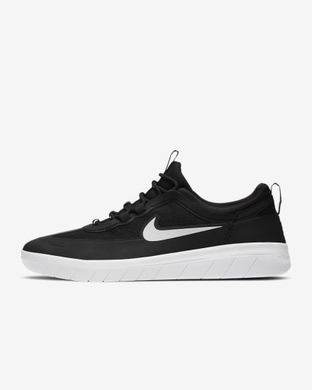 Zapatillas Skate Nike SB Nyjah Free 2 Mujer Negras Blancas | LQDUE-6531