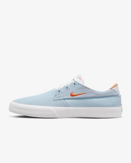Zapatillas Skate Nike SB Shane Hombre Azules Blancas Naranjas | XUFGW-9263