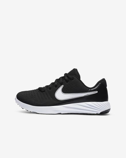 Zapatillas de Beisbol Nike Alpha Huarache 3 Turf Kids Niña Negras Gris Verde Blancas | WTEMA-2683