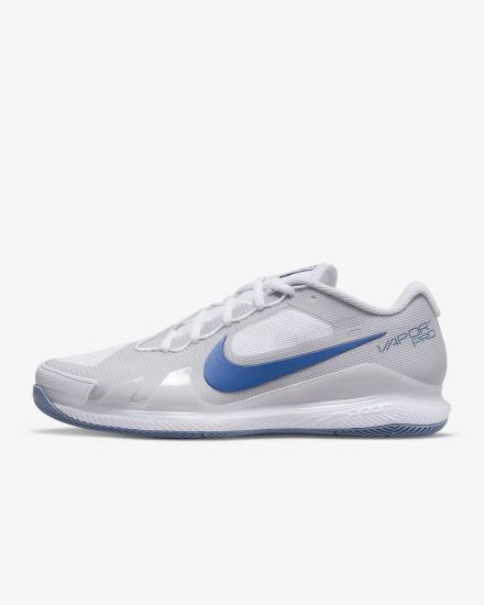 Zapatos de Tenis Nike Court Air Zoom Vapor Pro Hard Court Hombre Blancas Gris Azul Marino | IMKSJ-7906