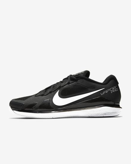 Zapatos de Tenis Nike Court Air Zoom Vapor Pro Hard Court Hombre Negras Blancas | TSNXL-8736